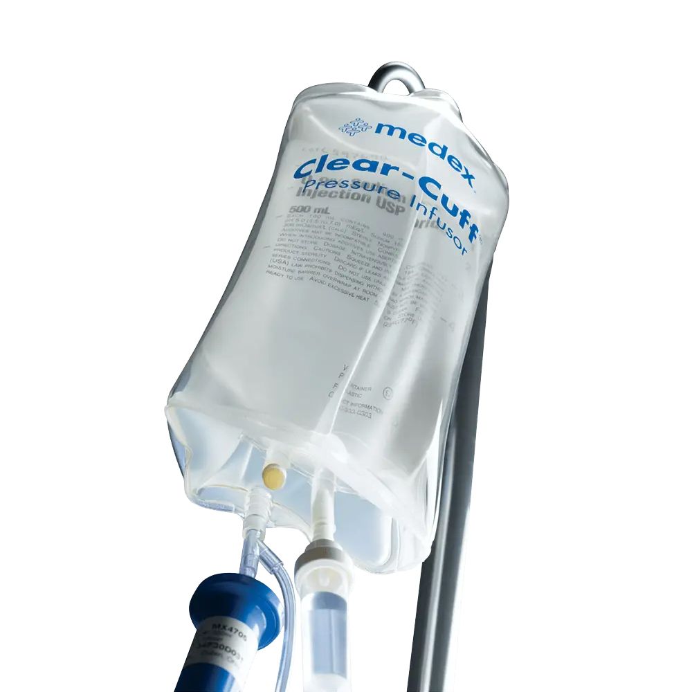 ICU Medical Medex™ Clear-Cuff™ 1000mL Pressure Infusor Bag (10/Case)